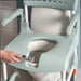 mobile commode shower chair 