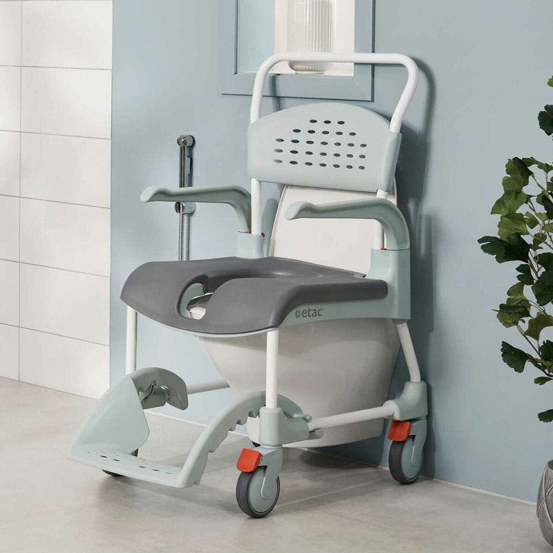 Soft Comfort Seat Cushion, front opening, grey 2 cm | Etac Clean