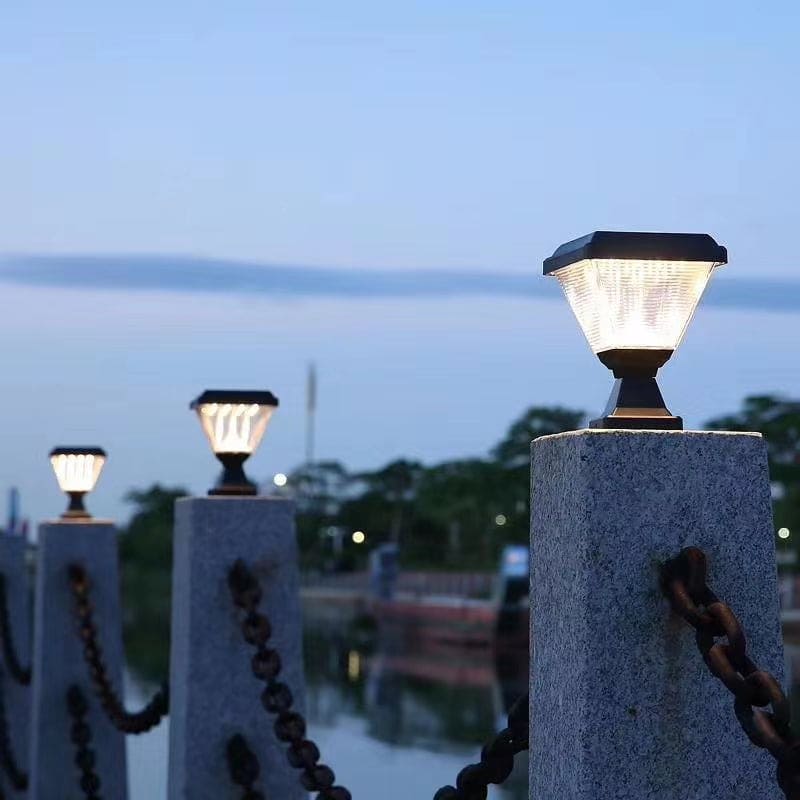 Outdoor Solar Pathway Lights Lawn Light Pillar Light