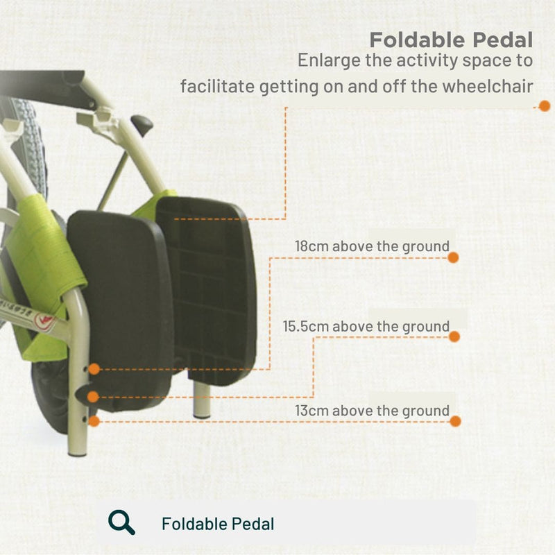 3-in-1 Rollator Walker Wheelchair AY18 | Kawamura