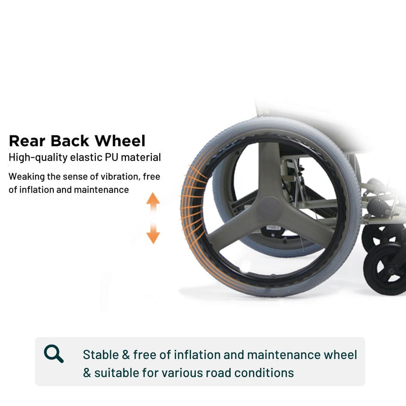 3-in-1 Rollator Walker Wheelchair AY18 | Kawamura