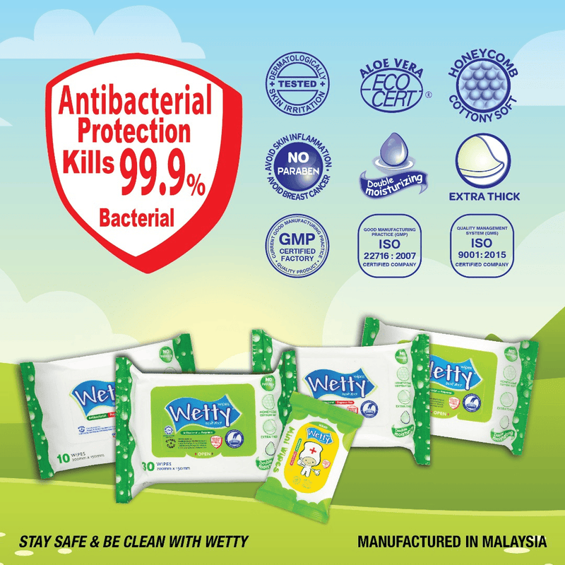 Tisu Tisu Tisu Basah Antibakteria Antibakteria - Bebas Pewangi / Pewangi (80 pcs/pek)