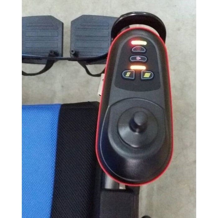 Blue & Black Powered Wheelchair Saver 18" (Chargeable) (43.5kg) - Asian Integrated Medical Sdn Bhd (ielder.asia)