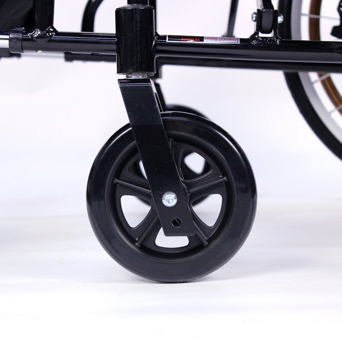 Kerusi Roda Digerakkan Sendiri Ringan Jingga 18"