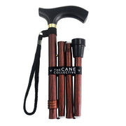 Wood Luxe Cane (Foldable & Adjustable Height) - Asian Integrated Medical Sdn Bhd (ielder.asia)