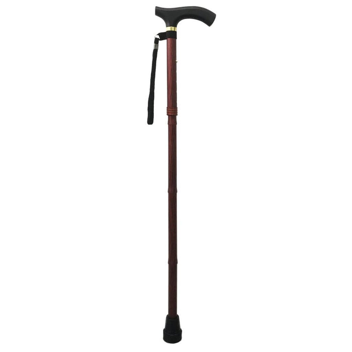 Wood Luxe Cane (Foldable & Adjustable Height) - Asian Integrated Medical Sdn Bhd (ielder.asia)